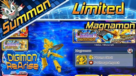 Digimon Rearise Summon Limited Summon Magnamon Accel Play