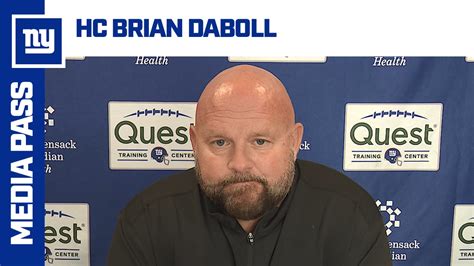 Coach Brian Daboll On Latest With Qb Daniel Jones