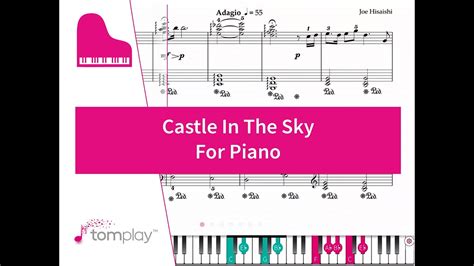 Castle In The Sky Theme Song For Piano Innocent By Hisaishi Youtube