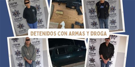 Cuatro Detenidos Por La Policía Con Armas Y Droga Podermx