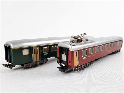 MÄRKLIN SBB Personenwagen u SBB D Zug Speisewagen Kaufen auf Ricardo