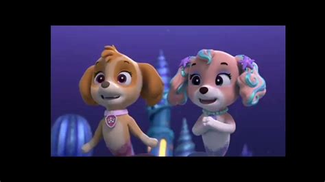 Paw Patrol Aqua Pups Sky And Coral Youtube