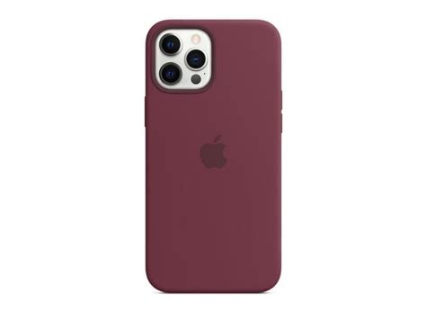 Capa Com Magsafe Para Iphone 12 Pro Max Apple Silicone Ameixa Com O