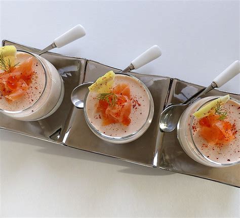 Panna Cotta Au Saumon Fum