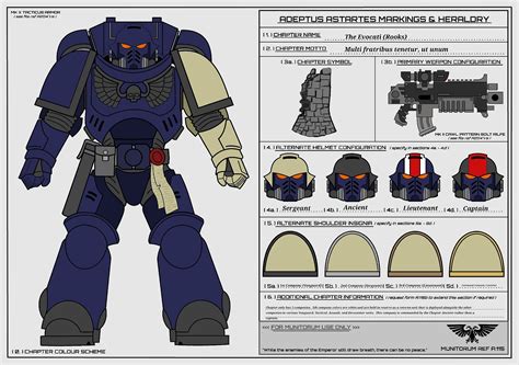 Lore Feedback For Homebrew Chapter Rwarhammer40k