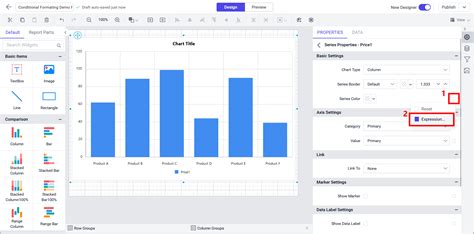 Applying Conditional Formatting To Charts In Bold Reports