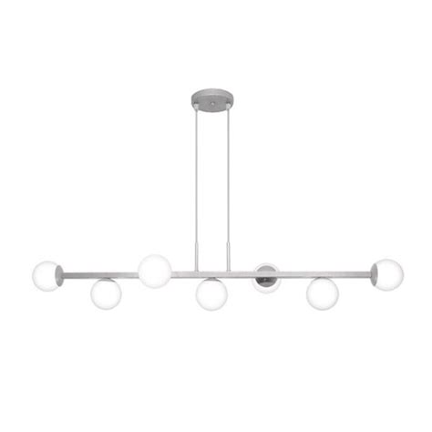 Lustre Pendente Globo Fosco Para 7 Lâmpadas Led Bivolt Jabuti Up