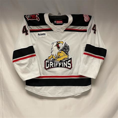 AHL Authentic - 2020-21 Grand Rapids Griffins Regular Season Jersey Worn by #44 Dennis Cholowski