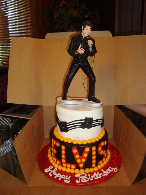 Elvis Elvis Cakes Elvis Presleys Birthday Elvis Presley Cake