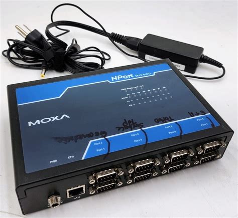 Moxa NPort 5610 8 DTL V1 0 1 Serial Device Server MSIP REM MXA