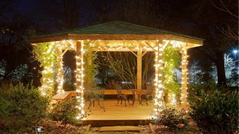 Hanging Lights For Gazebo With Solar Panel