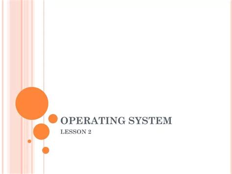 Ppt Operating System Powerpoint Presentation Free Download Id 2006092