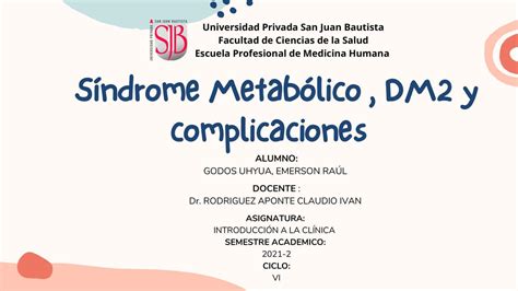 Sindrome Metabólico Y DM2 Emerson Raul Godos Uyhua uDocz