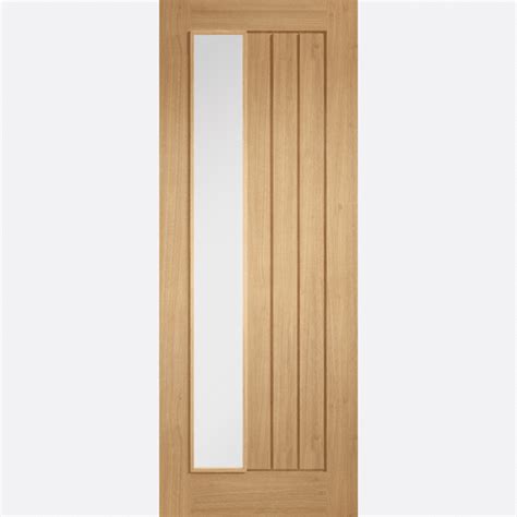 Lpd Doors Oak Mexicano Glazed Offset Internal Door Shawfield Doors