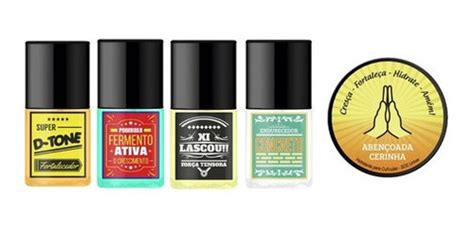 Kit Sos Unhas Top Beauty Bases E Cerinha Parcelamento Sem Juros