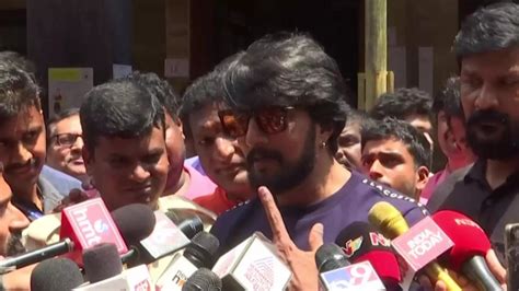 Karnataka Polls 2023 Actor Kichcha Sudeepa Casts Vote In Bengaluru