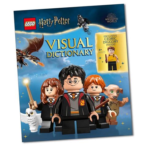 New Lego Harry Potter Visual Dictionary And Cedric Diggory Minifigure