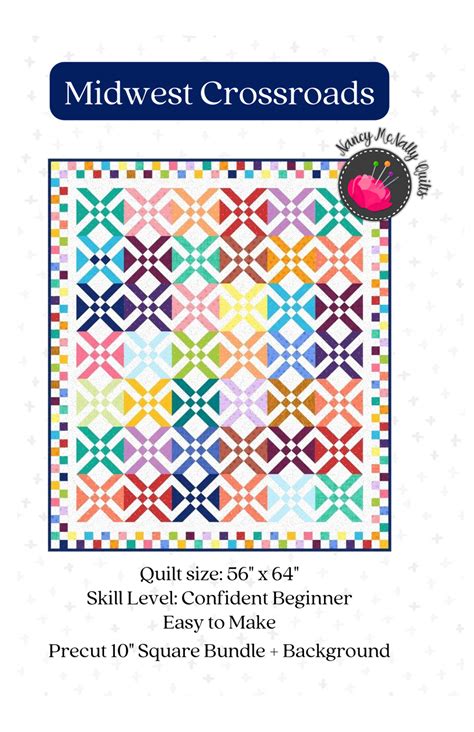 Midwest Crossroads Quilt Pattern Nmq0613