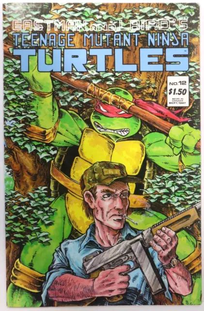 Teenage Mutant Ninja Turtles 12 Comic Tmnt 1987 Mirage Studios Eastman