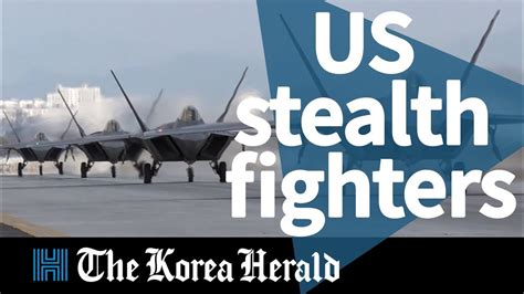 Us Stealth Fighters In South Korea Youtube