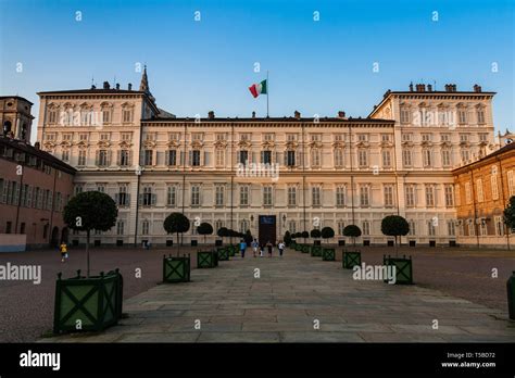 The Royal Palace Of Turin Stock Photo Alamy
