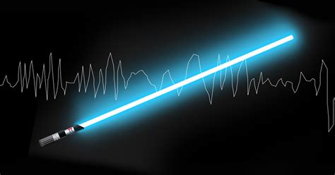 Lightsaber sound effect is made up - alfastashok