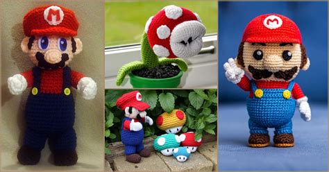 Crochet Pattern Of Mario From Super Mario Amigurumi 42 OFF