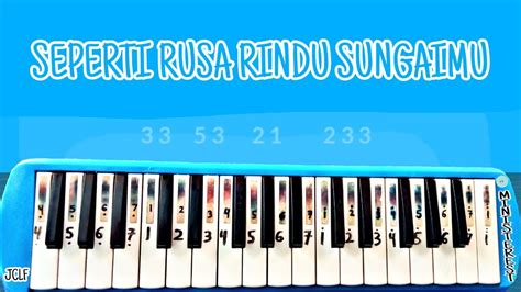 SEPERTI RUSA RINDU SUNGAIMU PIANIKA MELODICA TUTORIAL LAGU ROHANI