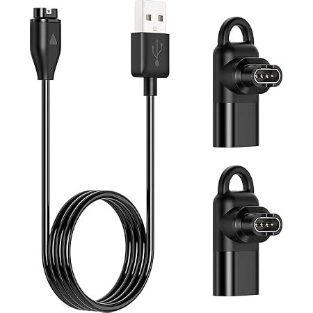 Ladekabel 2 Typ C Adapter für Garmin Fenix 7 7S 7X 6 6S 6X Pro 5 5S