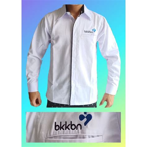 Jual Baju Dinas BKKBN Seragam Kantor Kemeja PNS Tangan Pendek Shopee