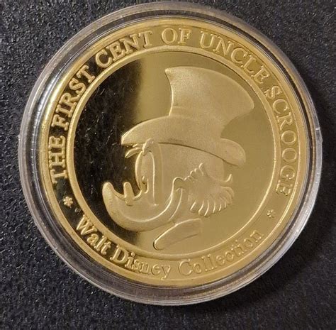 Uncle Scrooge First Cent Gold Plated Coin Catawiki