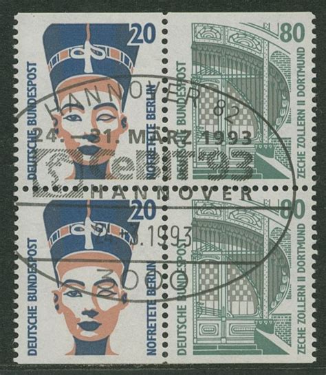 Bund 1993 Sehenswürdigkeiten SWK Heftchenblatt H Blatt 32 mit