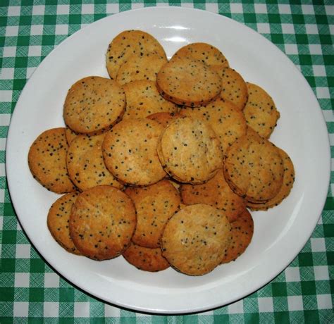 Cheese And Mustard Seed Biscuits A Cheese Recipe