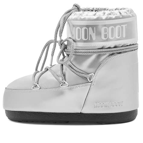 Moon Boot Icon Low Glance Boots Silver End Us