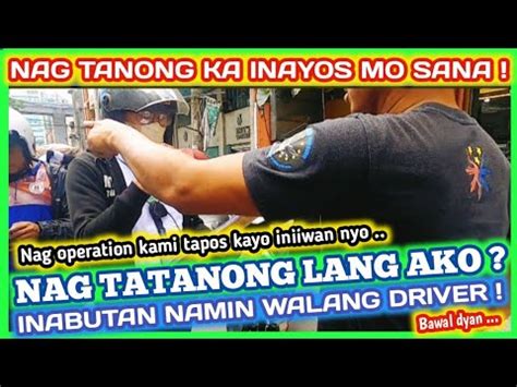 Nag Tatanong Lang Ako Inabutan Namin Walang Driver Mtpb Clamping