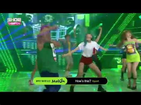 ShowChampion EP 197 HyunA How S This YouTube