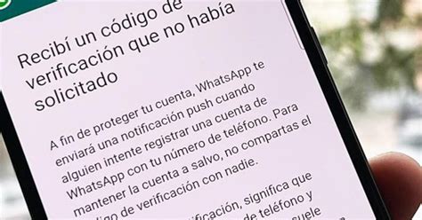 Whatsapp Qué Hacer Si Recibo Un Código De Verificación Que Nunca Solicité Infobae