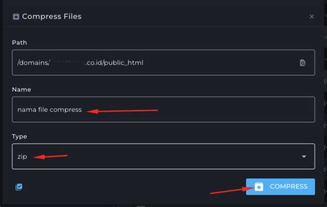 Cara Compress File Dan Folder Di Directadmin Gapurahoster