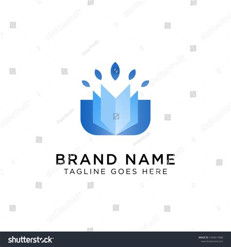 Book Logo Design Inspiration Vector Illustration Stock Vector (Royalty ...