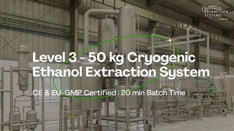 Level 3 50 Kg Cryogenic Ethanol Extraction System Buffalo Extraction