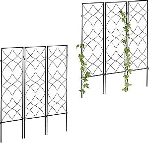 X Klimplantenrek Metaal Voor In De Grond Plantensteun Voor