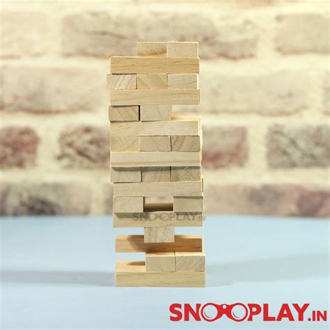 Buy Original Hasbro Small Jenga Junior At Online India Snooplay