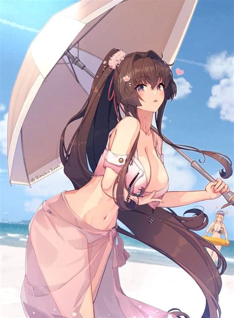 Anime Ero Swim Iowa Kantai Collection Kyonyuu Yamato Kantai