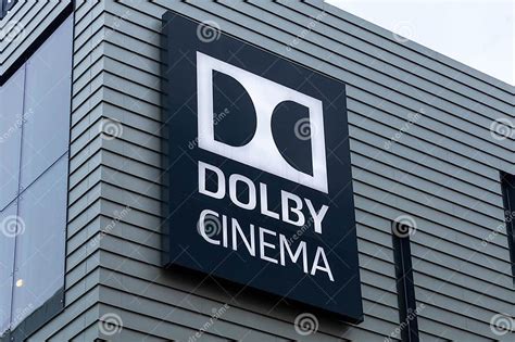 Dolby Cinema logo sign. editorial photography. Image of emblem - 304909327