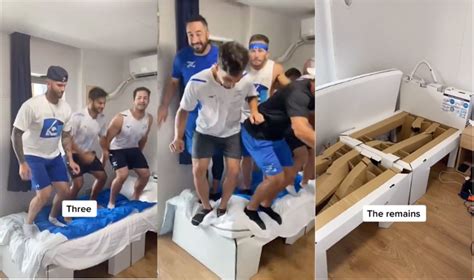 Tokyo Olympics 2020 Israeli Athletes Trash Anti Sex Cardboard Beds