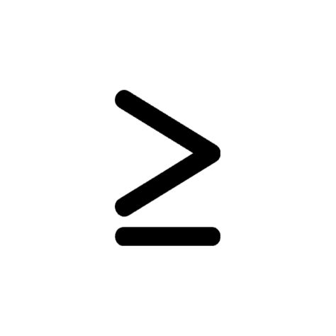 ≥ Greater Than Or Equal To Symbol Copy And Paste ≥ ≧ ⩾ ≳