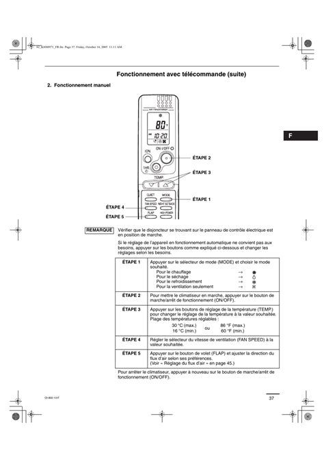 Mode Demploi Telecommande Clim Sanyo