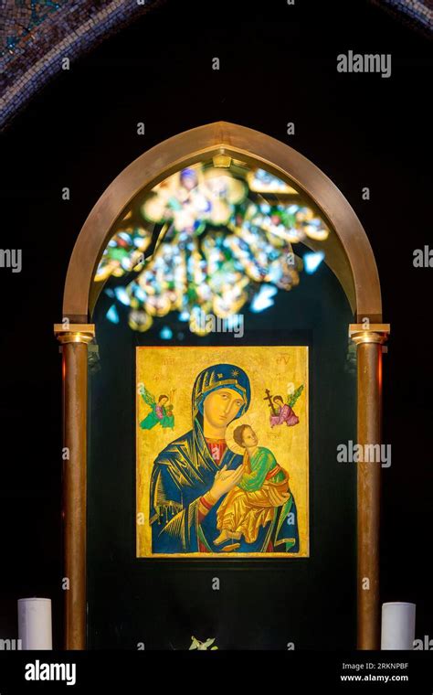 Icon Of Our Lady Of Perpetual Help In The Church Of Saint Alphonsus Of