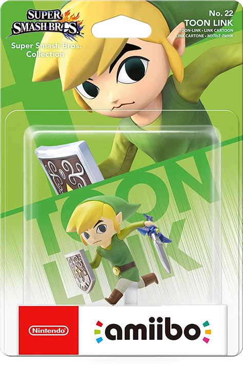 Toon Link Amiibo Super Smash Bros Series Wind Waker Legend Of Zelda