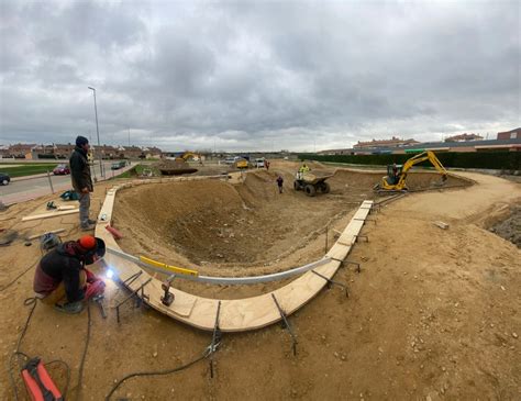 Las Obras Del Skatepark De Laguna De Duero Avanzan Seg N Lo Previsto